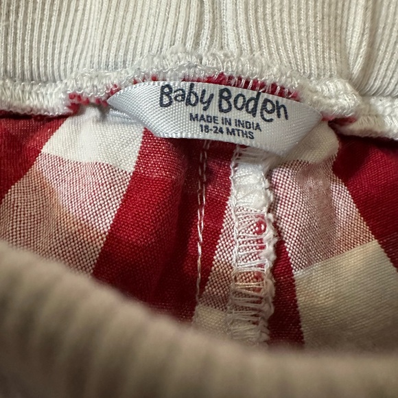 Baby Boden Red Checked Pants Size 18 - 24 Months - Picture 11 of 11